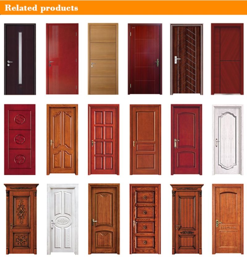 Chinese Factory Resistant Residential Sounproof Fire Rated Wood Door