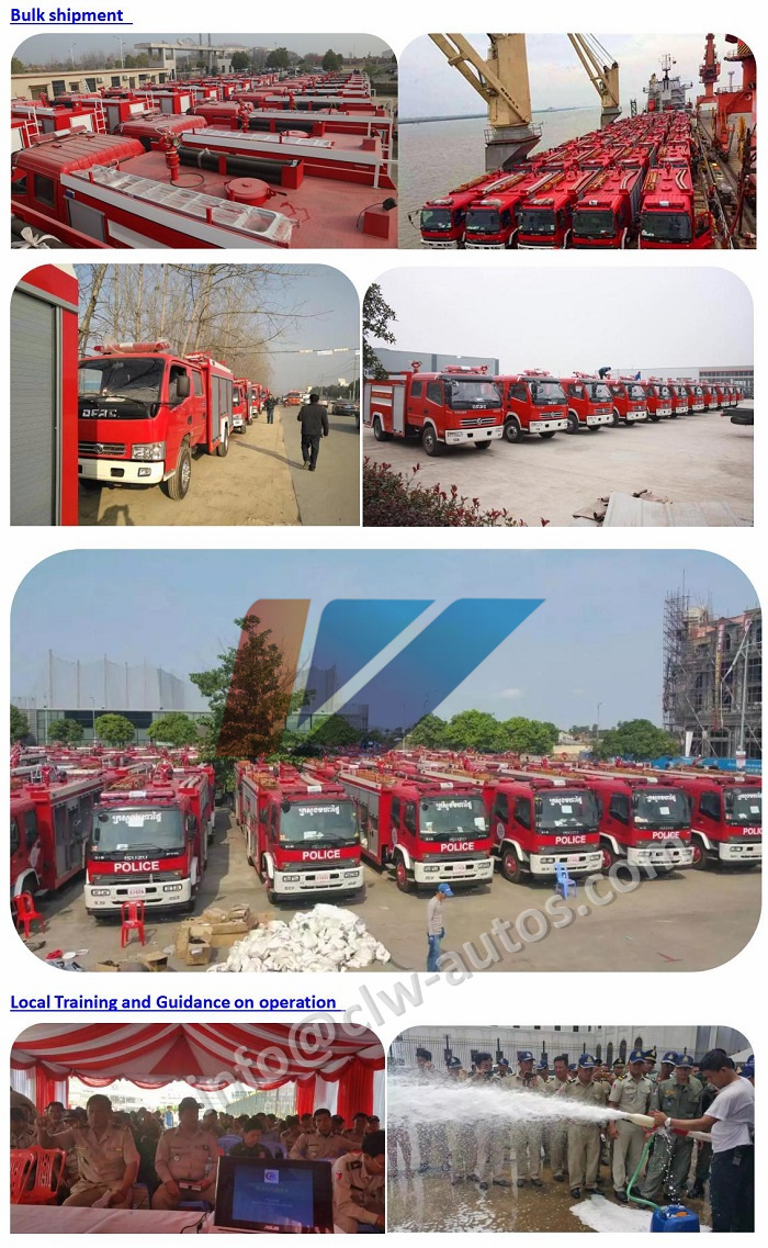 China 4X2 Jmc Fire Fighting Truck Foam Fire Engine