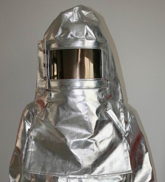 Heat Insulation and Fireproof Aluminum Foil Cotton Fabric Fire Suit