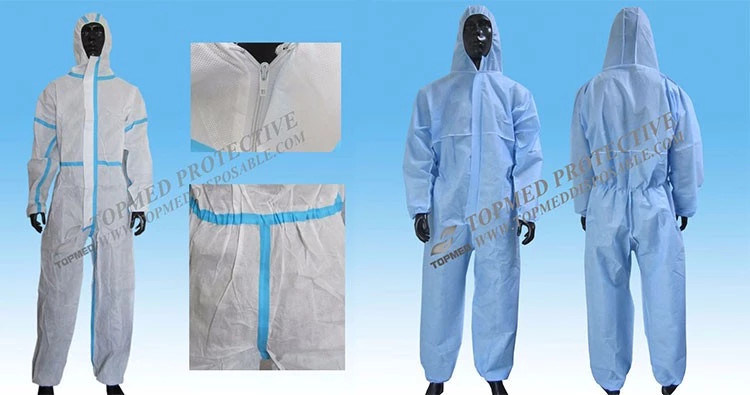 SMS Fire Retardant Safety Coverall Disposable Fire Protective Coverall