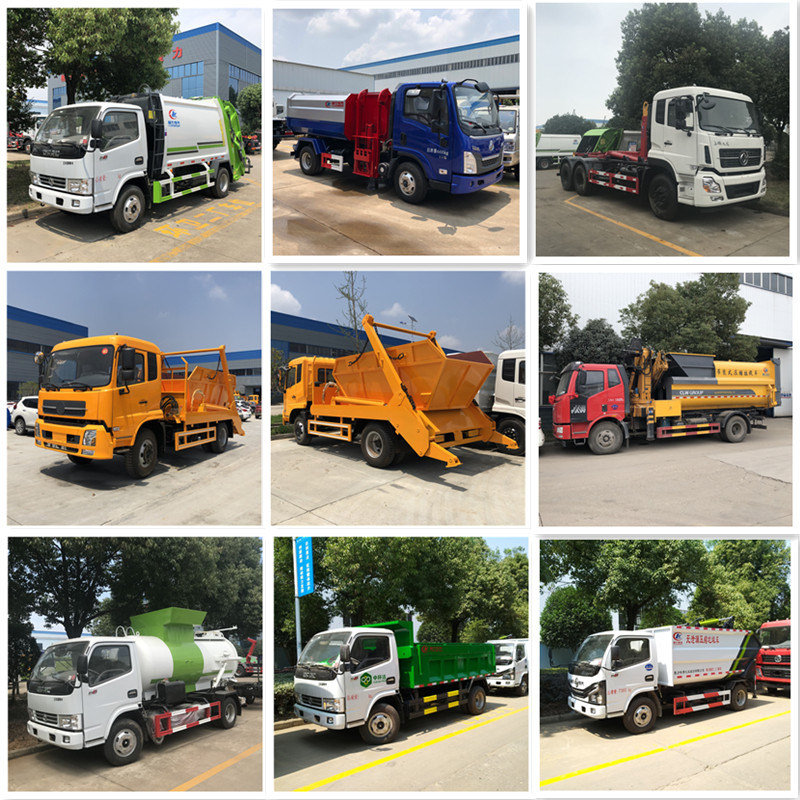 Manufacturer 12000 Liters Rubbish Compactor Garbage Truck