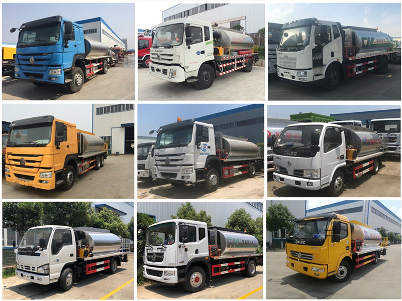 10000 Liters to 12000 Liters Sinotruck HOWO 4X2 290HP Stainless Steel Asphalt Spray Truck