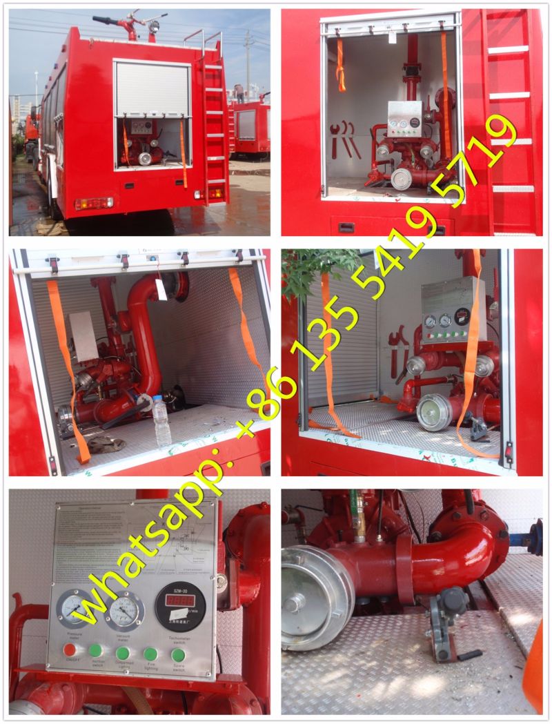 HOWO 6X4 Water Foam Tank Fire Fighting Truck Military Airport Fire Truck Fire Fighting Ladder Truck