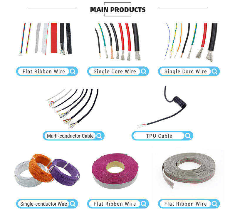 Cable Multi Conductor Cable Copper Wire Electronic Single Core Rool Cable Multi Strand Conductor Power Line RV Cable