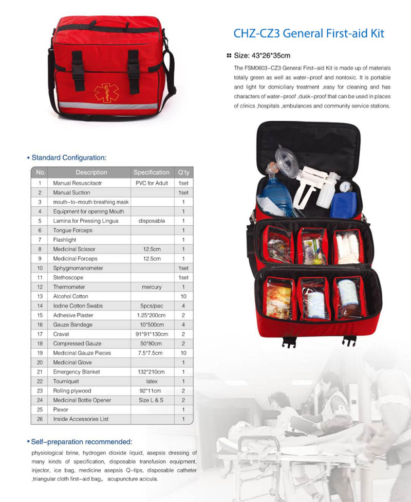 Rescue Trauma Medical Equipment Bag Medical First Aid Bag