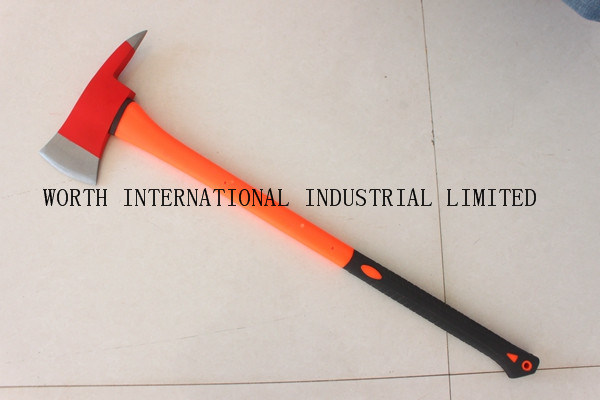 Fireman's Axe with with Fiberglass Handle