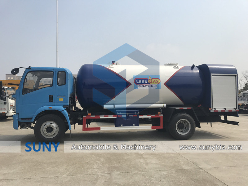 5500 Liter LPG Bulk LPG Transportation Truck for Sale