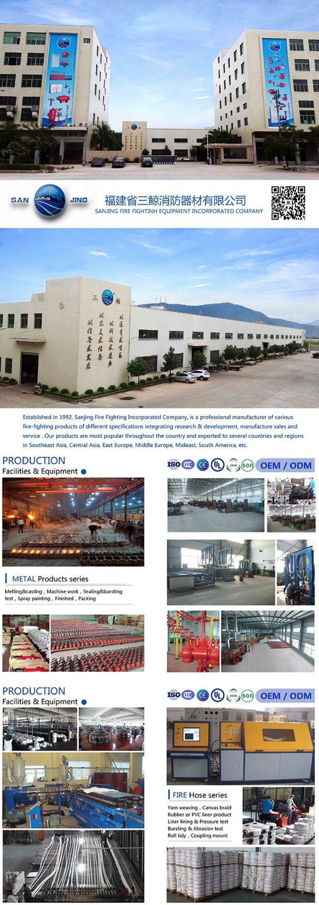 Factory Direct Sell Rubber Lining Fire Hose