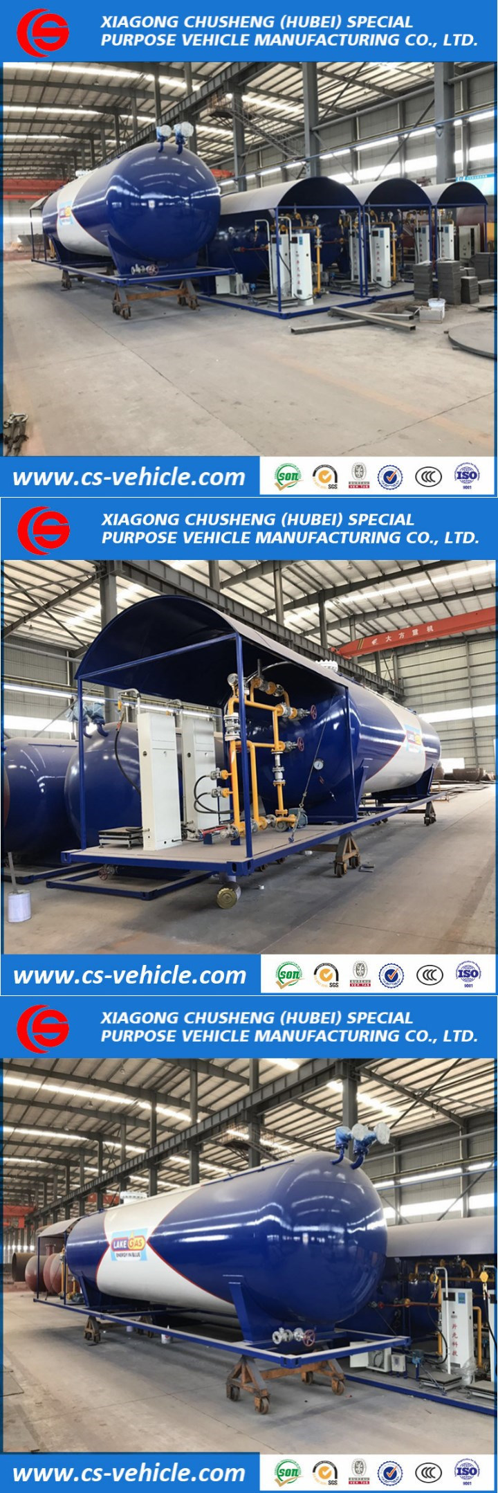 Industrial Gas Filling Equipment 30m3 LPG Gas Filling Station