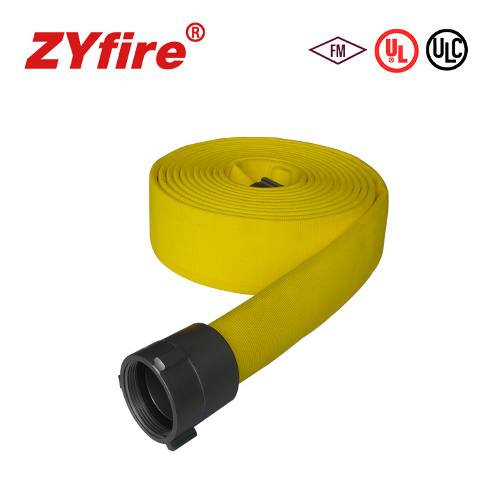 Yellow Fire Hose/Single Jacket Fire Hose