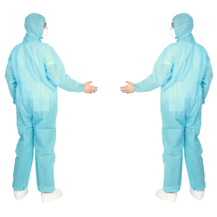 Disposable Safety Suit Safety Wear PP+PE Coveralls