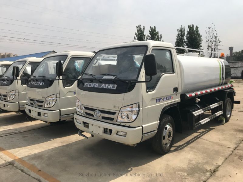 Mini Cheap Forland 3000 Liters 4000L Water Tank Truck