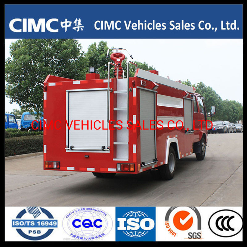 China Isuzu 600p 4*2 120HP Fire Rescue Truck