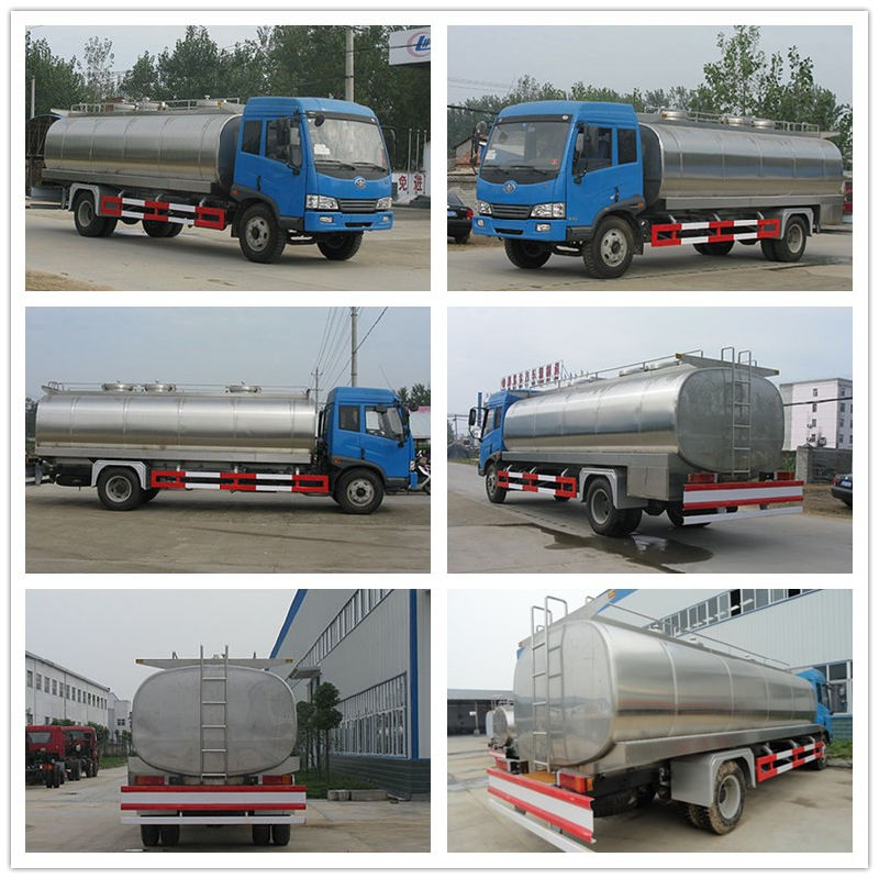 Dongfeng 10000 Liters Transport Tanker Milk Tank Truck