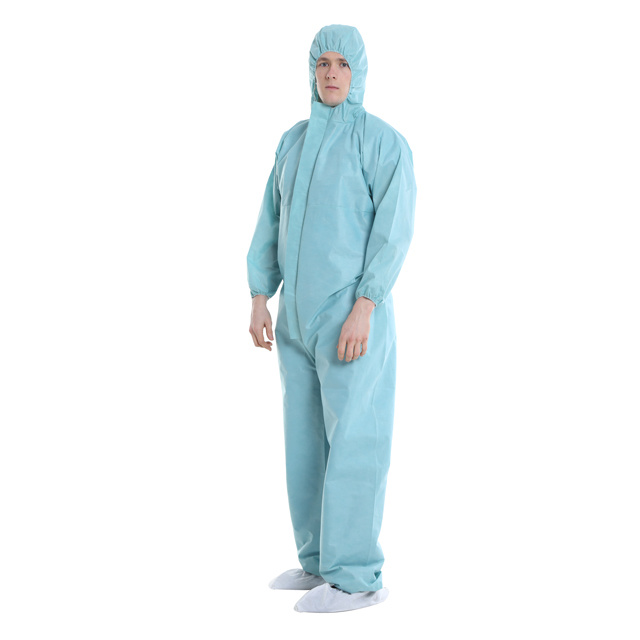 Safety Protective Fire Resistant Workwear Clothing Disposable SMS Coverall