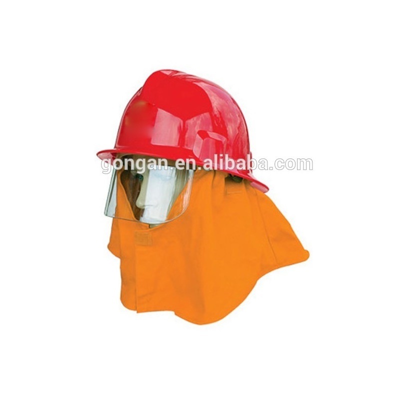 Rescue Fire Fighting Protective Flame Retardant Safety Fireman Helmet with Visor