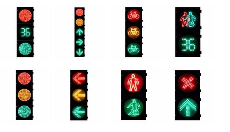 LED Traffic Warning Light Traffic Light Signal Light Red Green