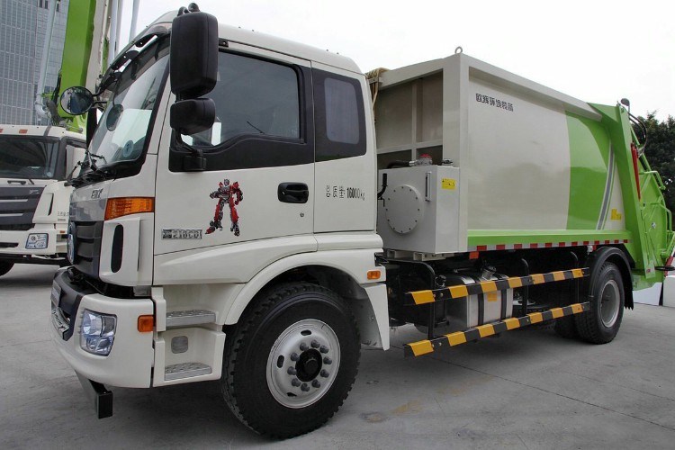 Foton 12m3 Solid Waste Garbage Collector Compactor Truck