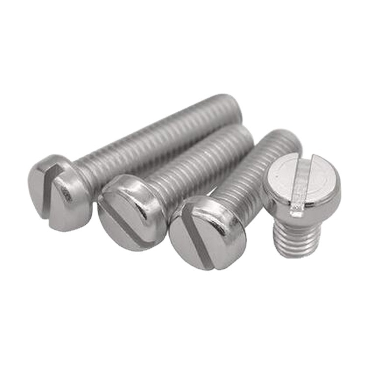 DIN84 Slotted Flat Head Screw, Cheese Head Machine Screw