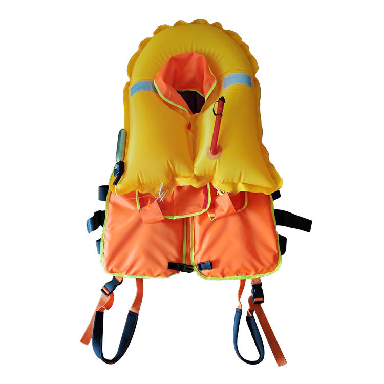 Composite EPE Foam and Inflatable Work Life Jacket for Fireman