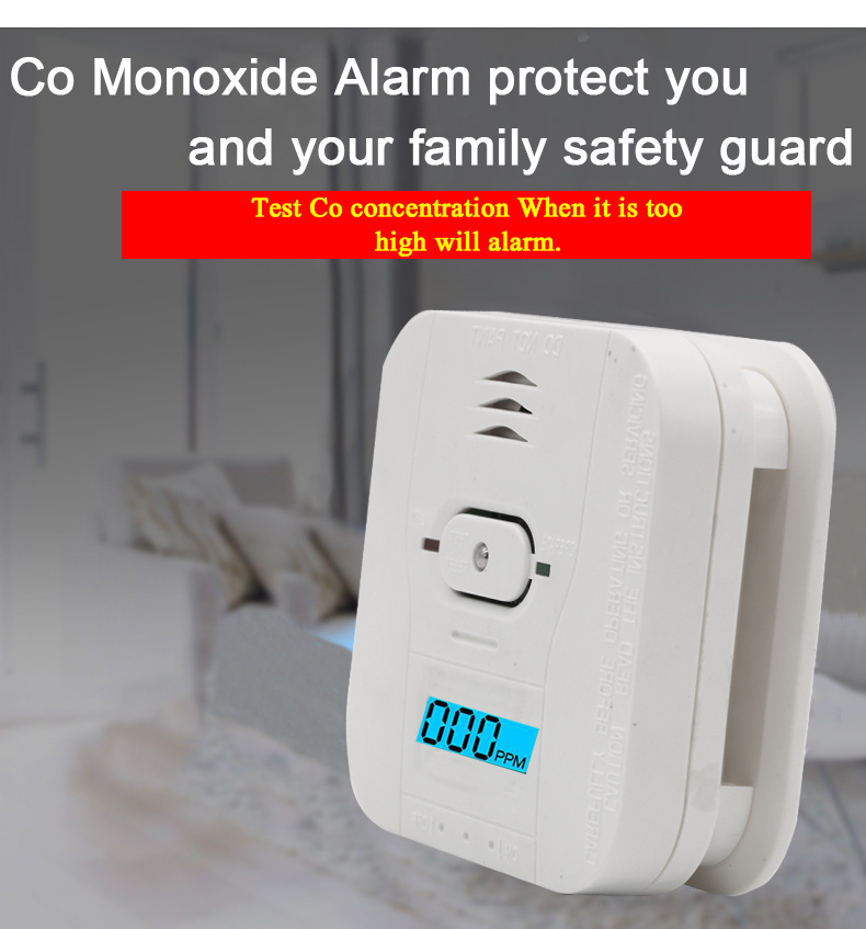 Household Standalone Carbon Monoxide Co Gas Leak Alarm