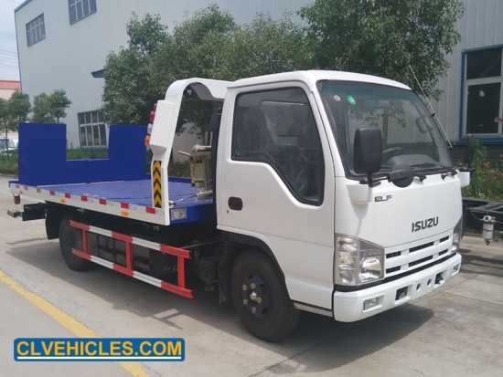 Japanese Isuzu 100p Road Wrecker Truck Towing Rescue Recovery Truck Factory Directly Sale