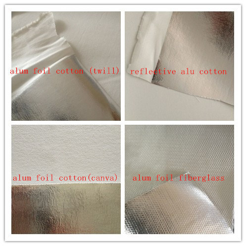 Heat Insulation and Fireproof Aluminum Foil Cotton Fabric Fire Suit