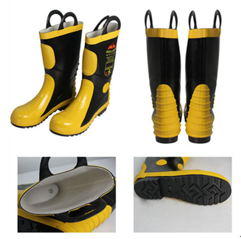 Hot Selling Fire Resistant Safety Boots for Fire Fighting