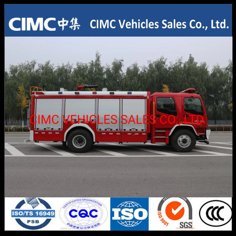 China Isuzu Fvr 4*2 241HP Platform Fire Truck