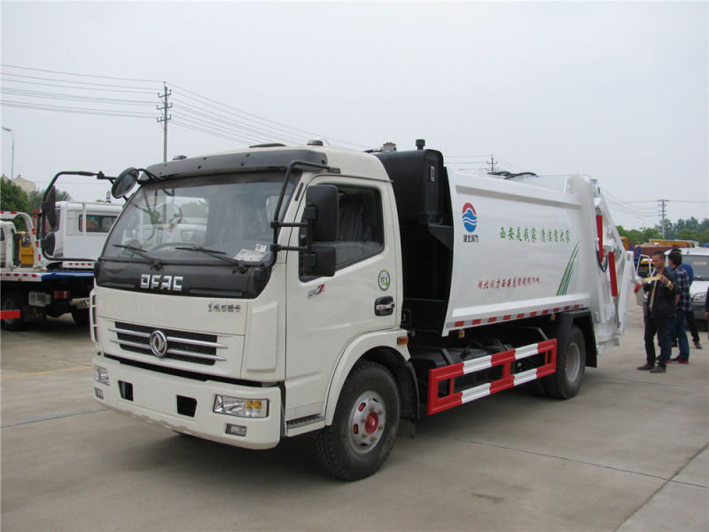 DFAC 4X2 8000 Liters New Compression Garbage Waste Refuse Truck for Sale