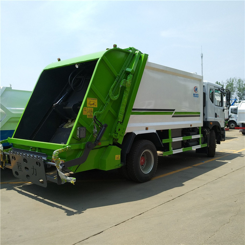 12000 Liters Dongfeng 4X2 Refuse Compactor Truck