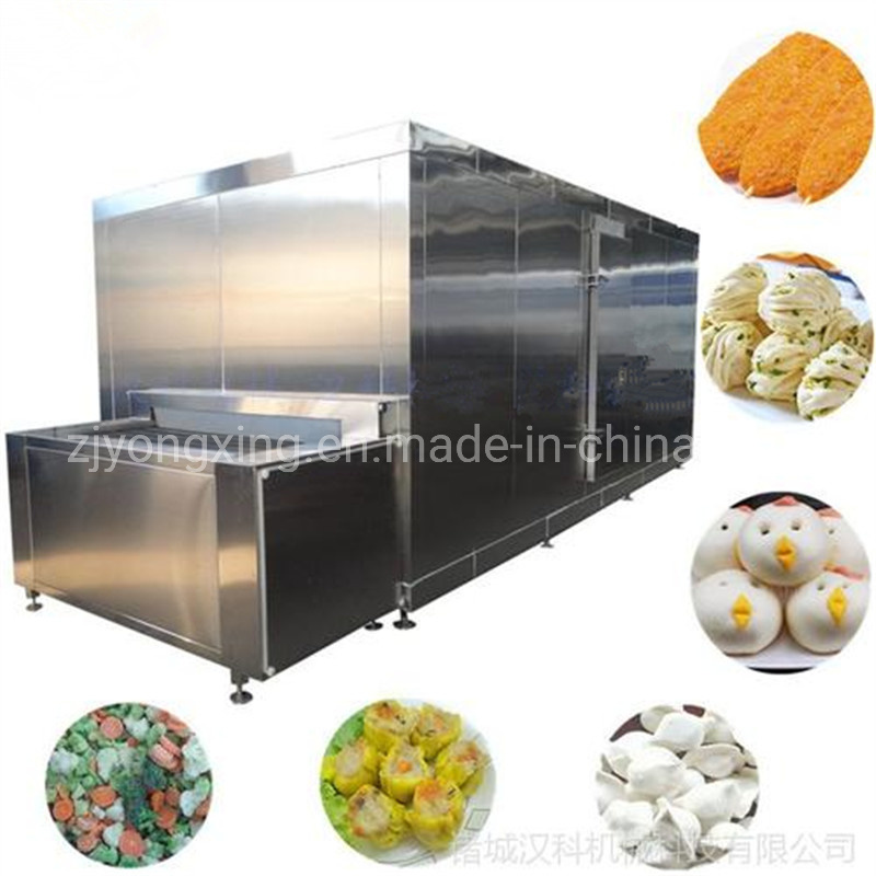 Industrial IQF Blast Freezers/Tunnel Blast Freezer/ Mesh Belt Quick Freezer for Fish Meat Shrimp Seafood