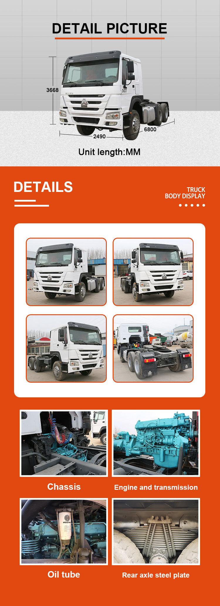 Mercedes Benz Truck Tractor Head Volvo Trucks Tractor Truck for Sales