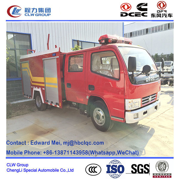 Small Fire Fighting Truck for Tender, Fire Engine Truck