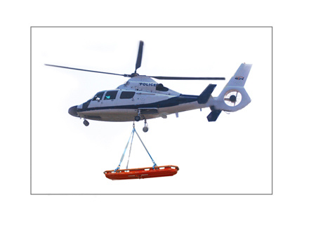 Hospital Aluminum Alloy Spinal Rescue Stretcher (THR-6)