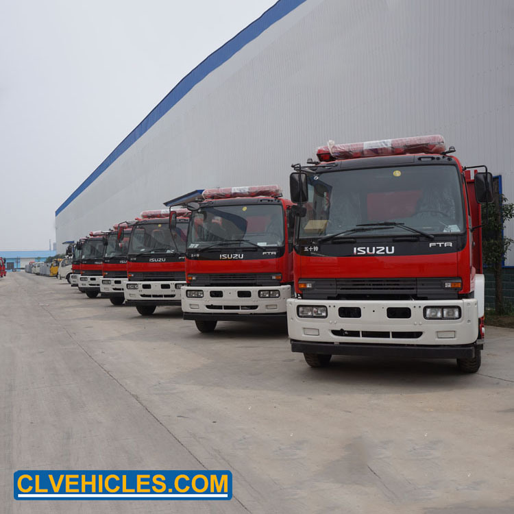 Isuzu Fire Fighting Truck Water Foam Firefighting Trucks