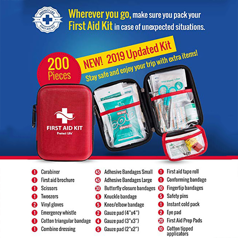 Amazon Multi-Functional Rescue Emergency Box Medical First Aid Kit Case