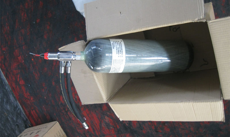 High Pressure 30MPa Compressed Air Carbon Composite Cylinders for Breathing Apparatus