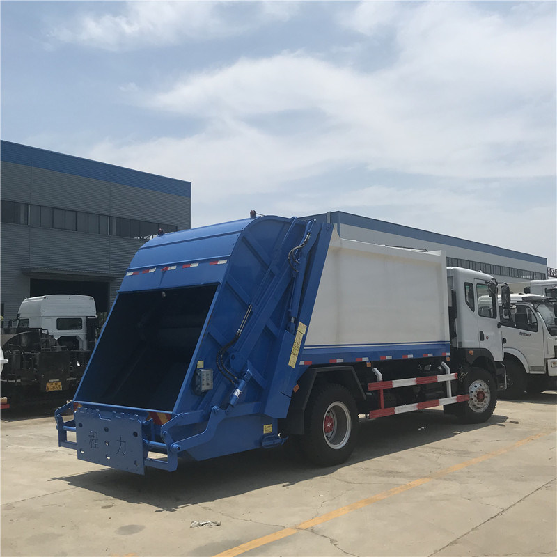 Foldable Refuse Compactor Truck/Compression Garbage Truck/Rubbish Truck/Recycling Truck/Waste Management Truck/Trash Truck