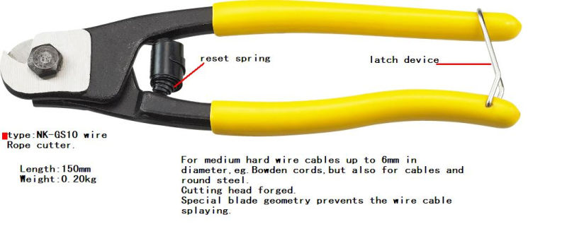 Manual Hydraulic Wire Rope Cutter / Hydraulic Wire Cutter