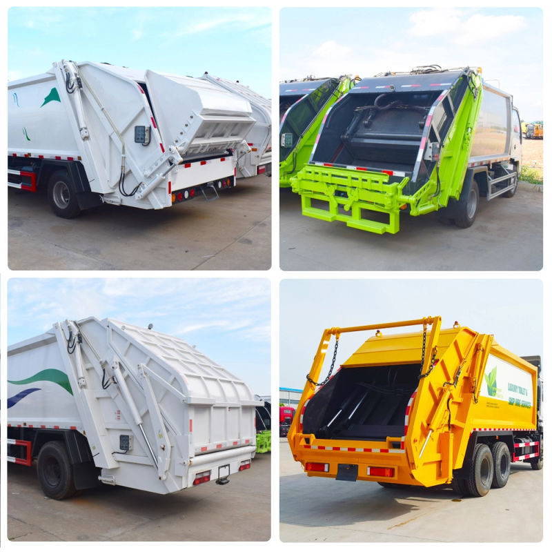 China Manufacturer Trash Compactor Garbage Collector Truck