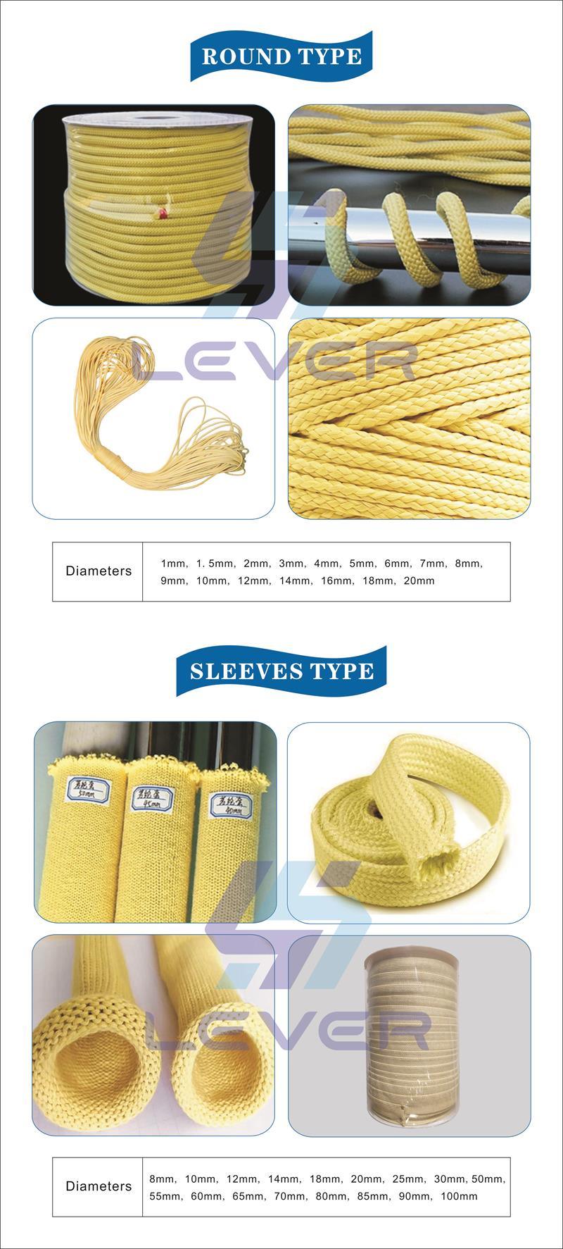 Safety Rescue Fire Retardant Proof Kevlar Basalt Aramid Rope