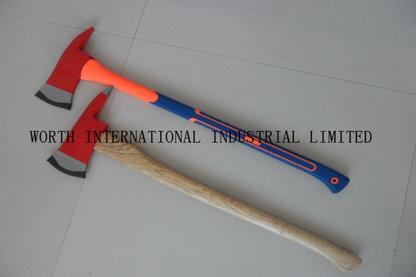 Fireman's Axe with with Fiberglass Handle