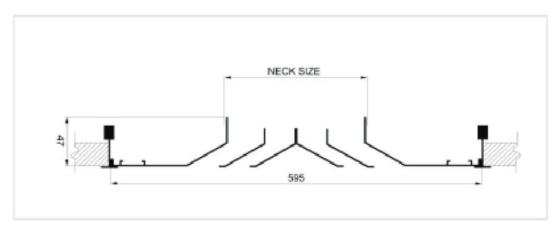 HVAC Vent Covers 24X24 Diffuser Square Ceiling Diffuser