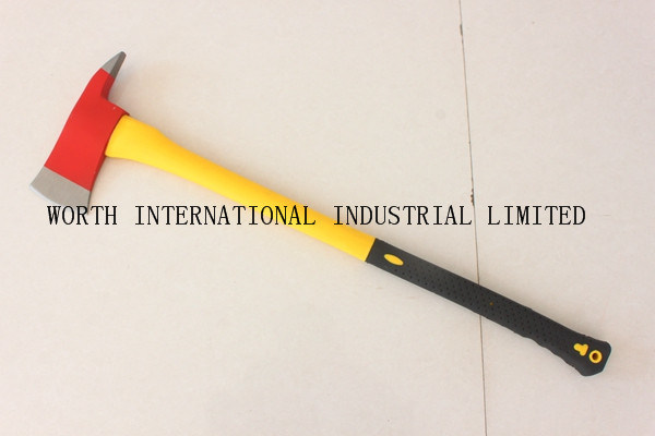 Fireman's Axe with with Fiberglass Handle