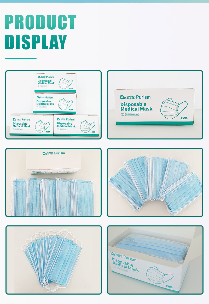 Medical Disposable Respirators Surgical Protective Face Mask in Stock China