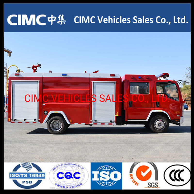 China Isuzu 600p 4*2 120HP Fire Rescue Truck