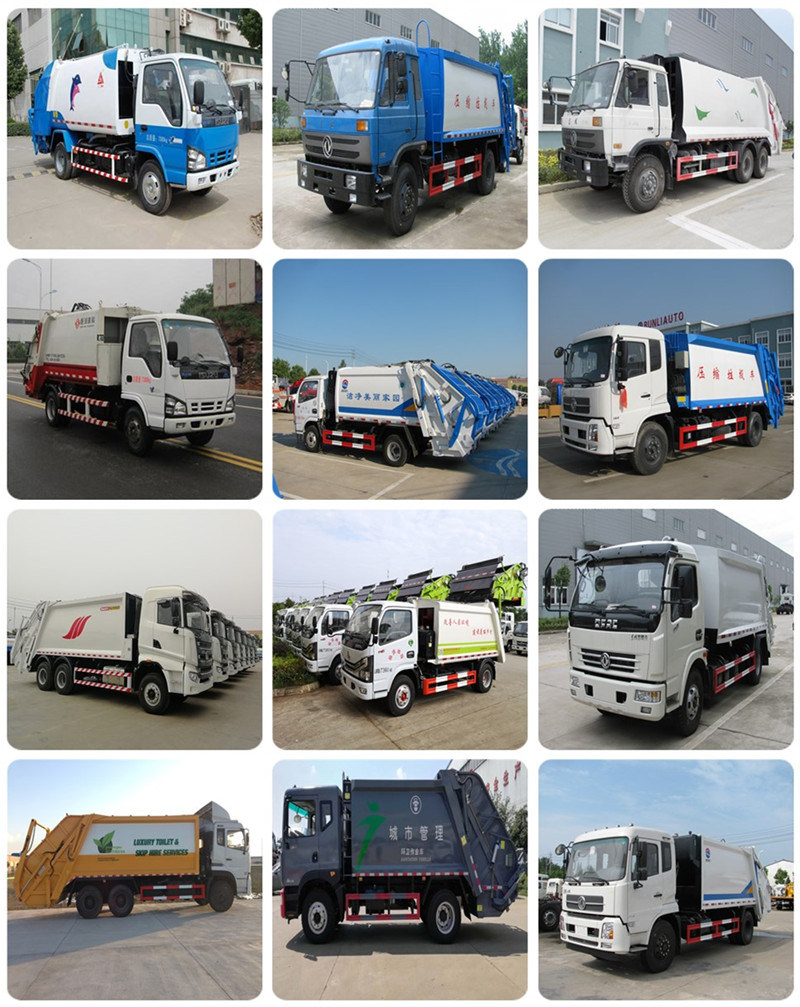 DFAC 4X2 8000 Liters New Compression Garbage Waste Refuse Truck for Sale