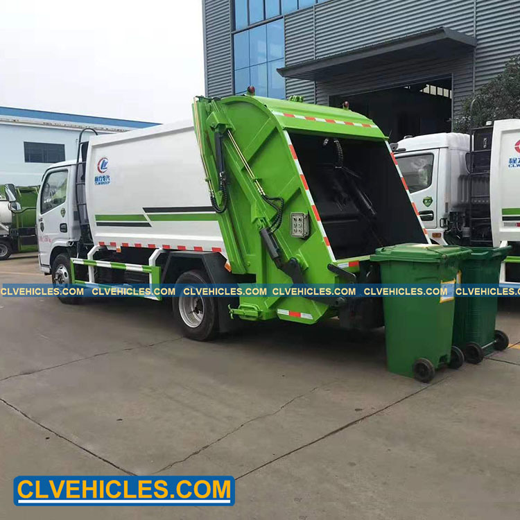 Chinese Factory Dongfeng Small Rubbish Disposal Truck Rubbish Compressed Trucks