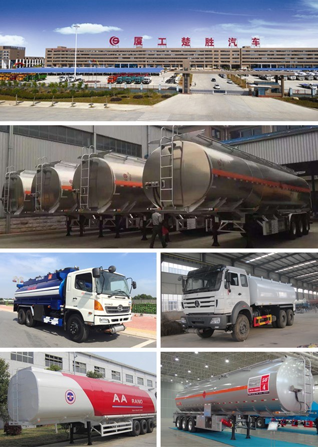 Hot Sell 4X2 8000 Liter Oil Tank Truck / Fuel Tanker Truck Capacity with Dispenser